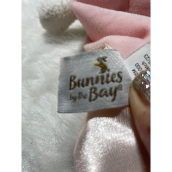 Pink Bunny Plush Lovey Security Blanket By Bunnies By The Bay - Picture 4 of 4